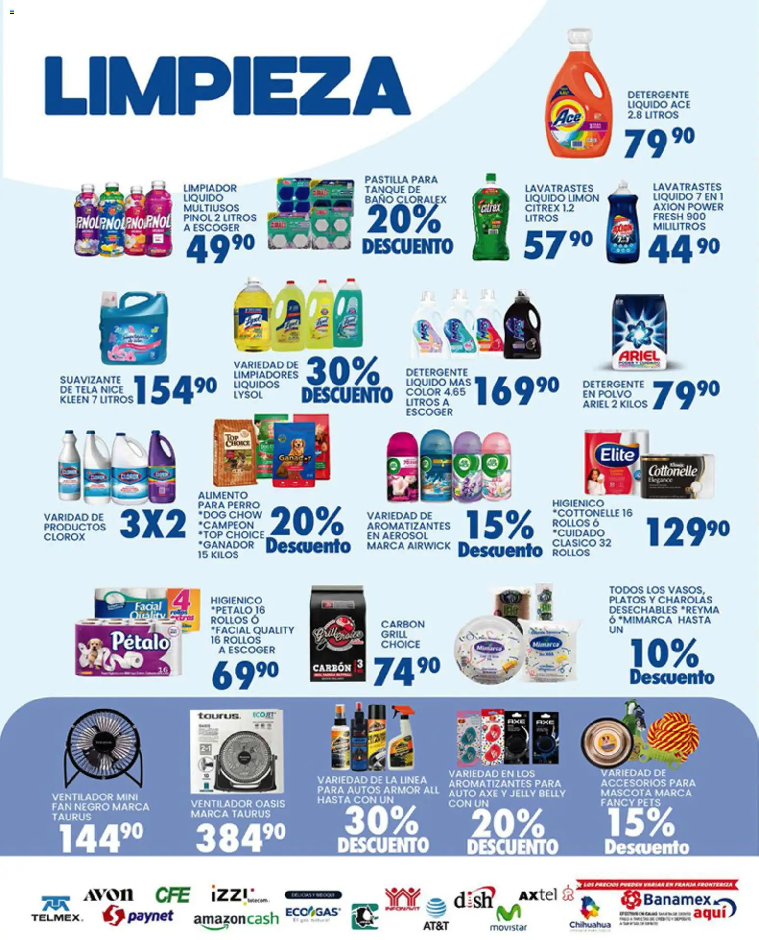 Nuevas ofertas de Alsuper válidas en toda la República Mexicana desde el 10.03.2026. ¡Encuentra las mejores ofertas en Alsuper folleto Chihuahua-Estado! | Página: 5 | Productos: Detergente, Ventilador, Limpiador, Bowl