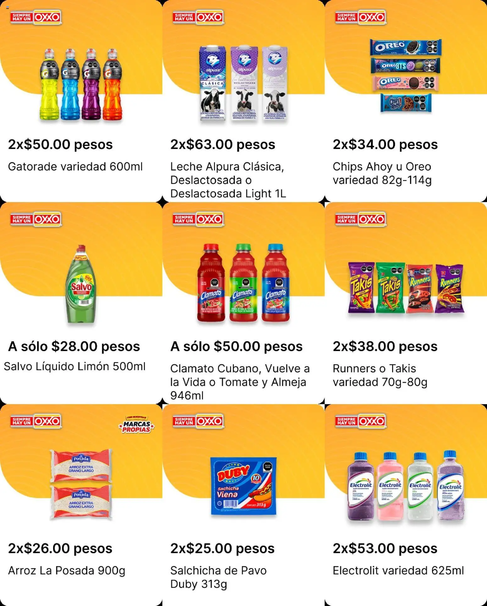 Nuevas ofertas de OXXO válidas en toda la República Mexicana desde el 03/09/2026. ¡Encuentra las mejores ofertas en OXXO folleto! | Página: 3 | Productos: Tomate, Limón, Arroz, Pavo