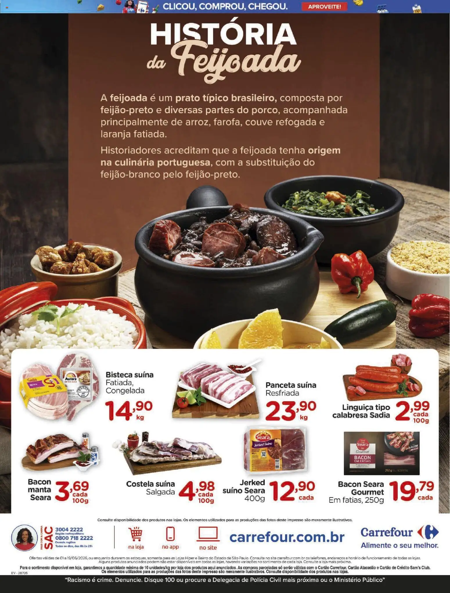 Carrefour Folheto - válido de 01.06.2026 | Página: 8 | Produtos: Linguiça, Couve