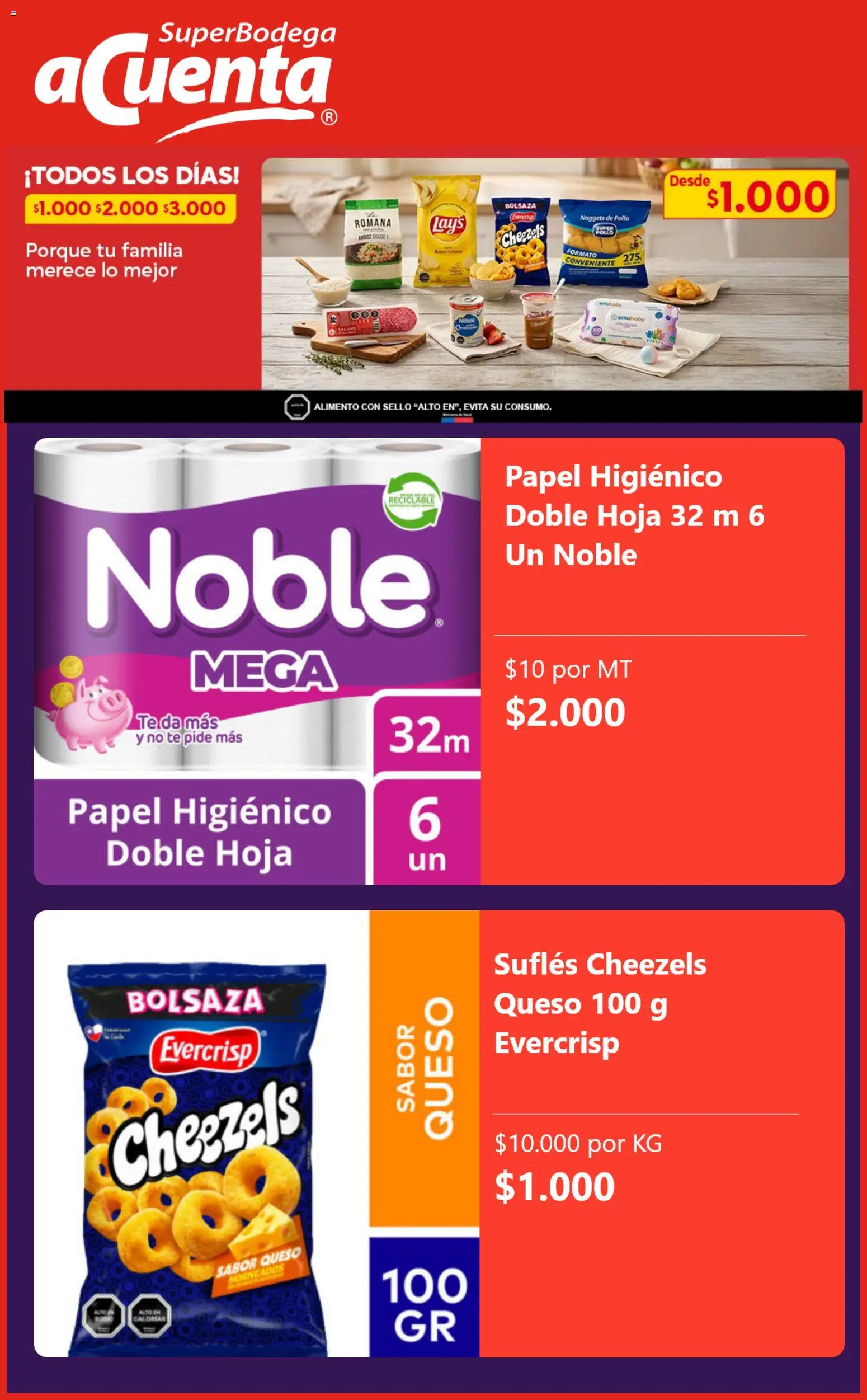 Super Bodega aCuenta Ofertas │ válido desde el 12.07.2026 | Página: 5 | Productos: Queso, Salame, Arroz, Té