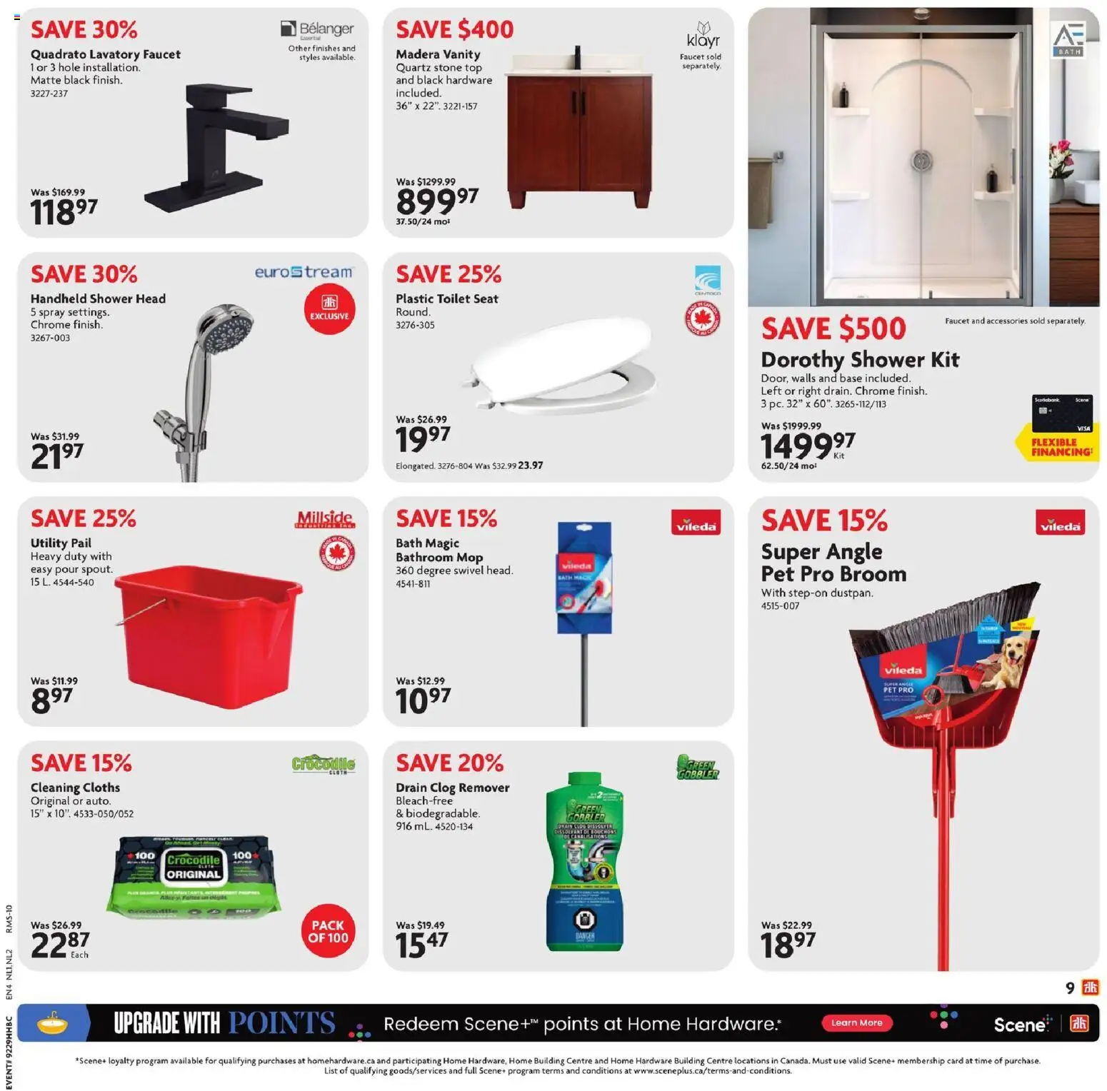 Home Hardware flyer valid from Jul 16, 2026 | Page: 8 | Products: Bath, Shower