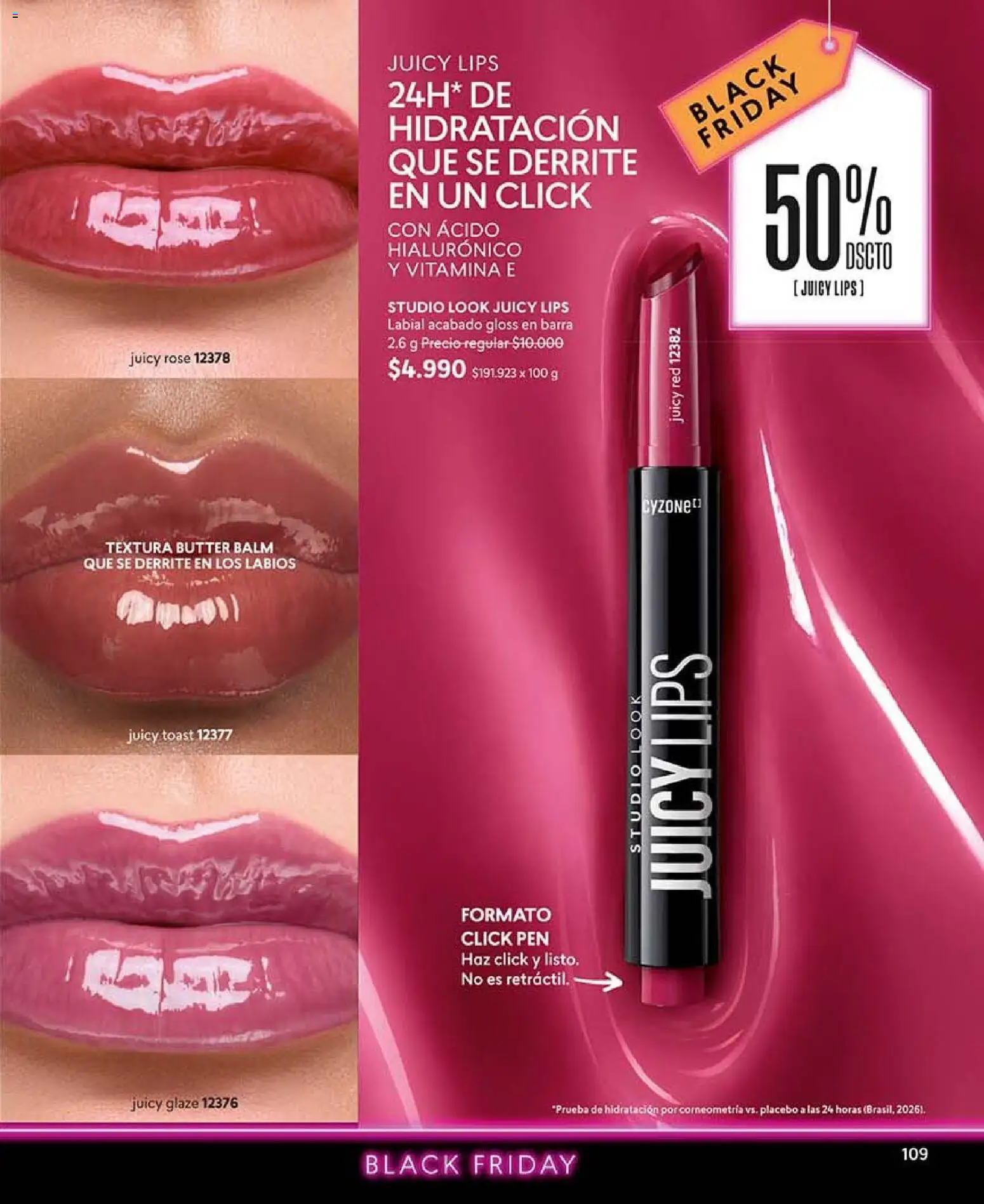 Catálogo CyZone Campaña 16 │ válido desde el 28.09.2026 | Página: 109 | Productos: Labial