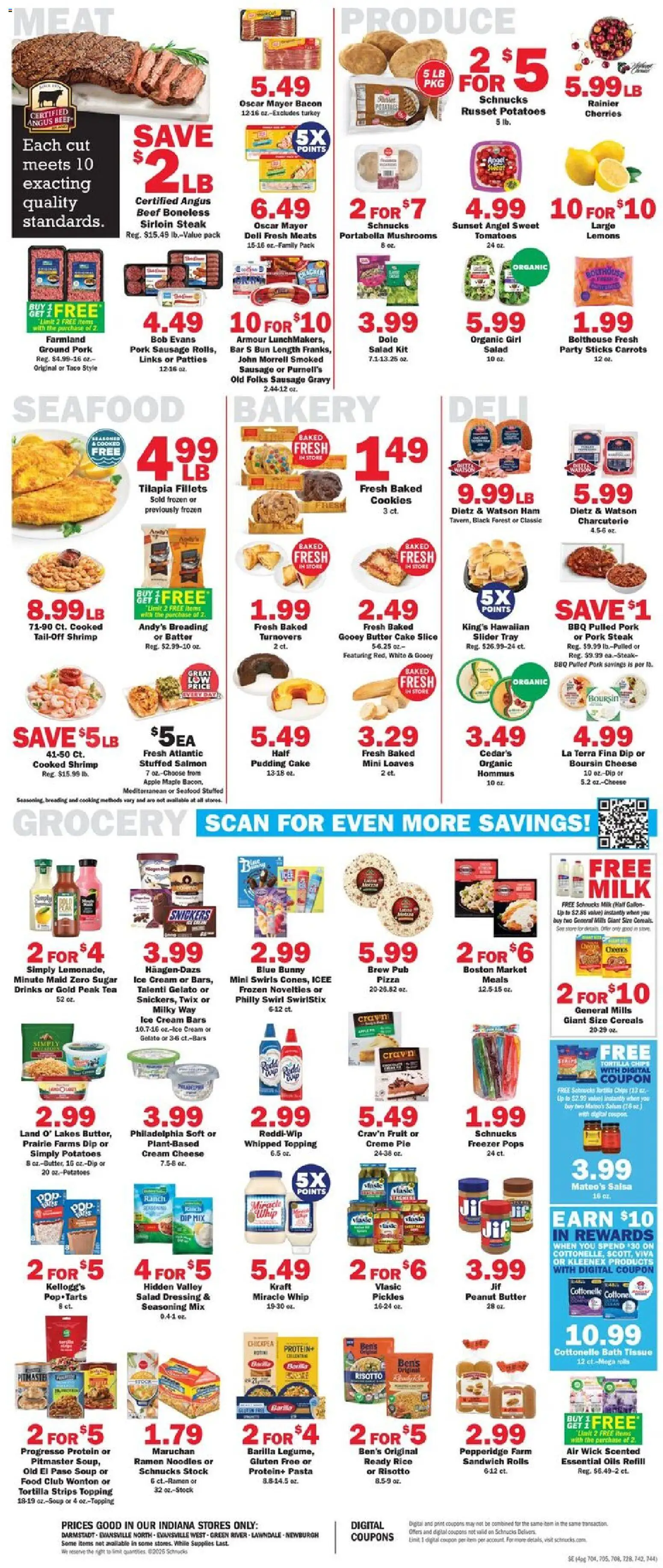 Schnucks Weekly Print Ad - IN - valid from 24.06.2026 | Page: 4 | Products: Rice, Tea, Beef, Cereals