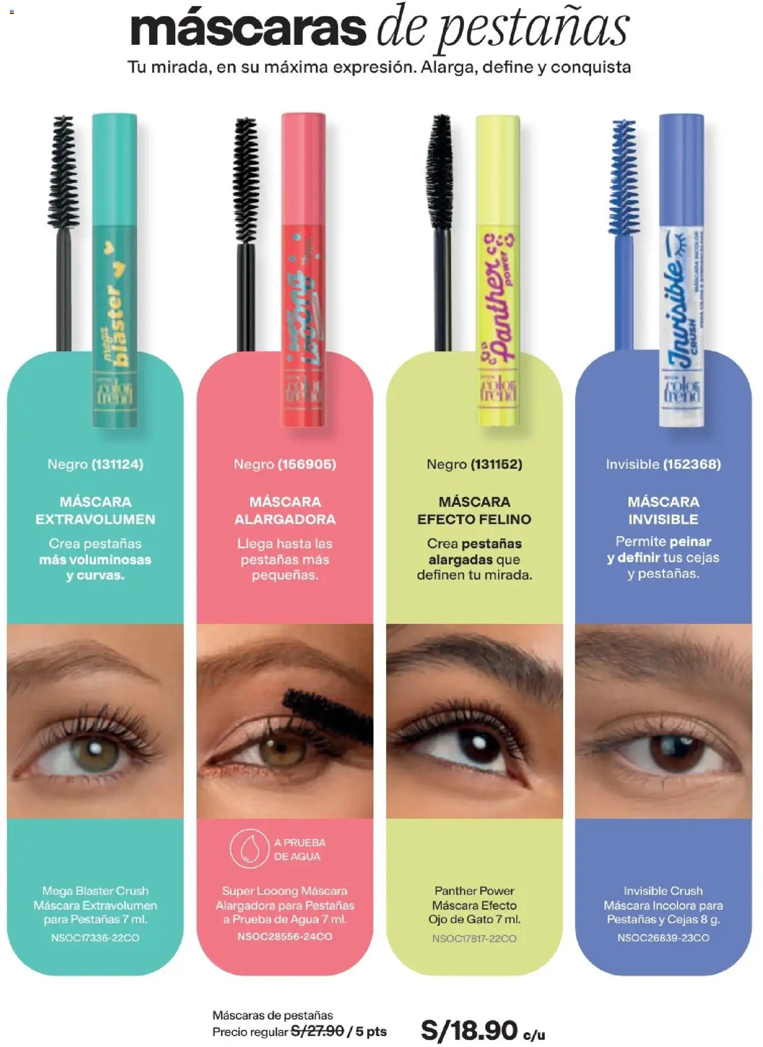 Catálogo Avon válido desde 29/08/2026 | Página: 40 | Productos: Máscara, Agua