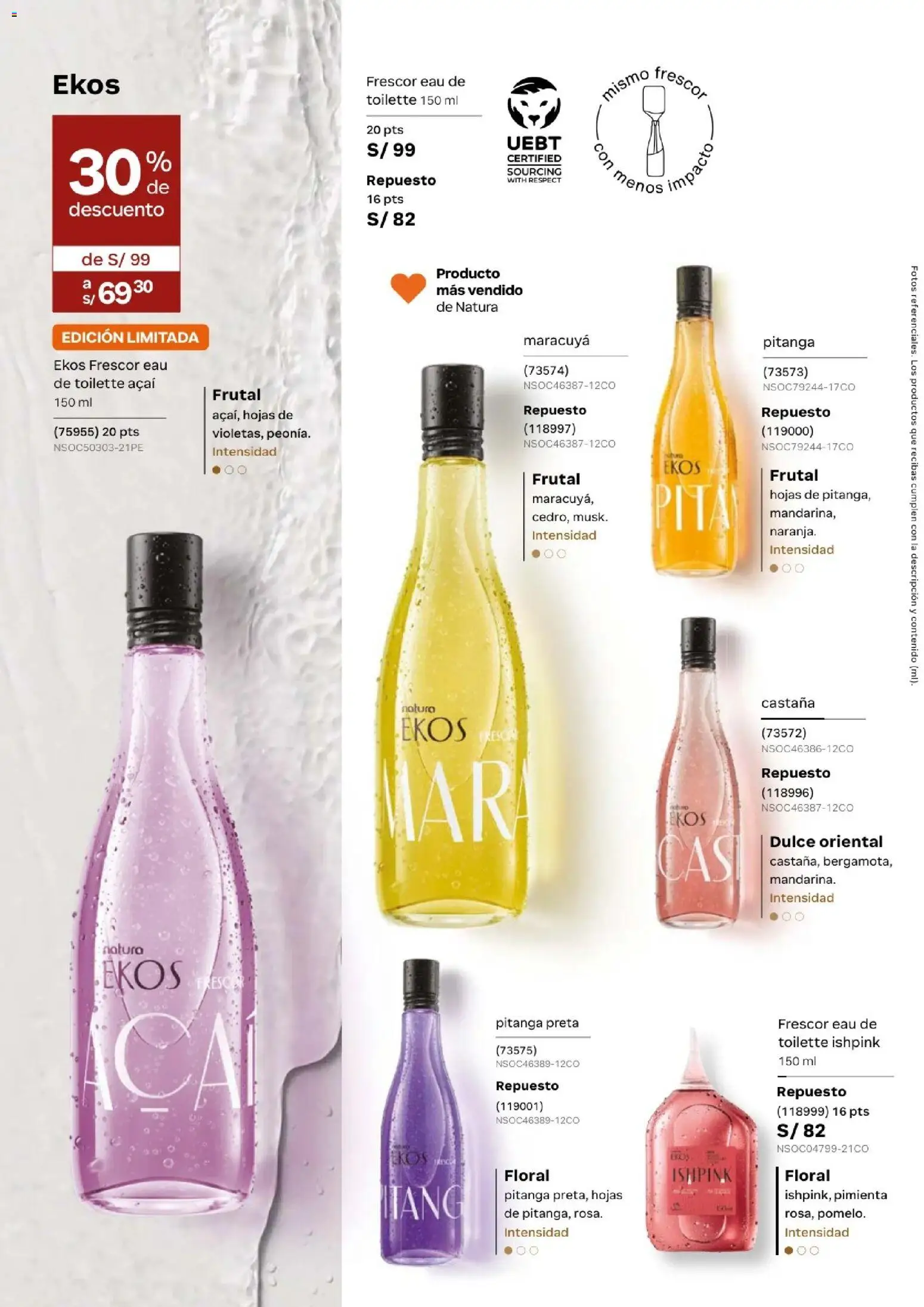 Catálogo Natura válido desde 05.05.2026 | Página: 59 | Productos: EAU de Toilette