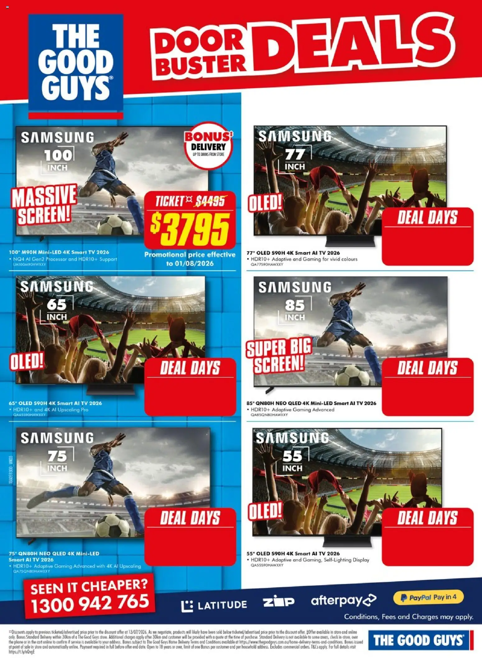 The Good Guys catalogue - valid from 16/07/2026 | Page: 3 | Products: Household, Cart, Tv, Smart tv