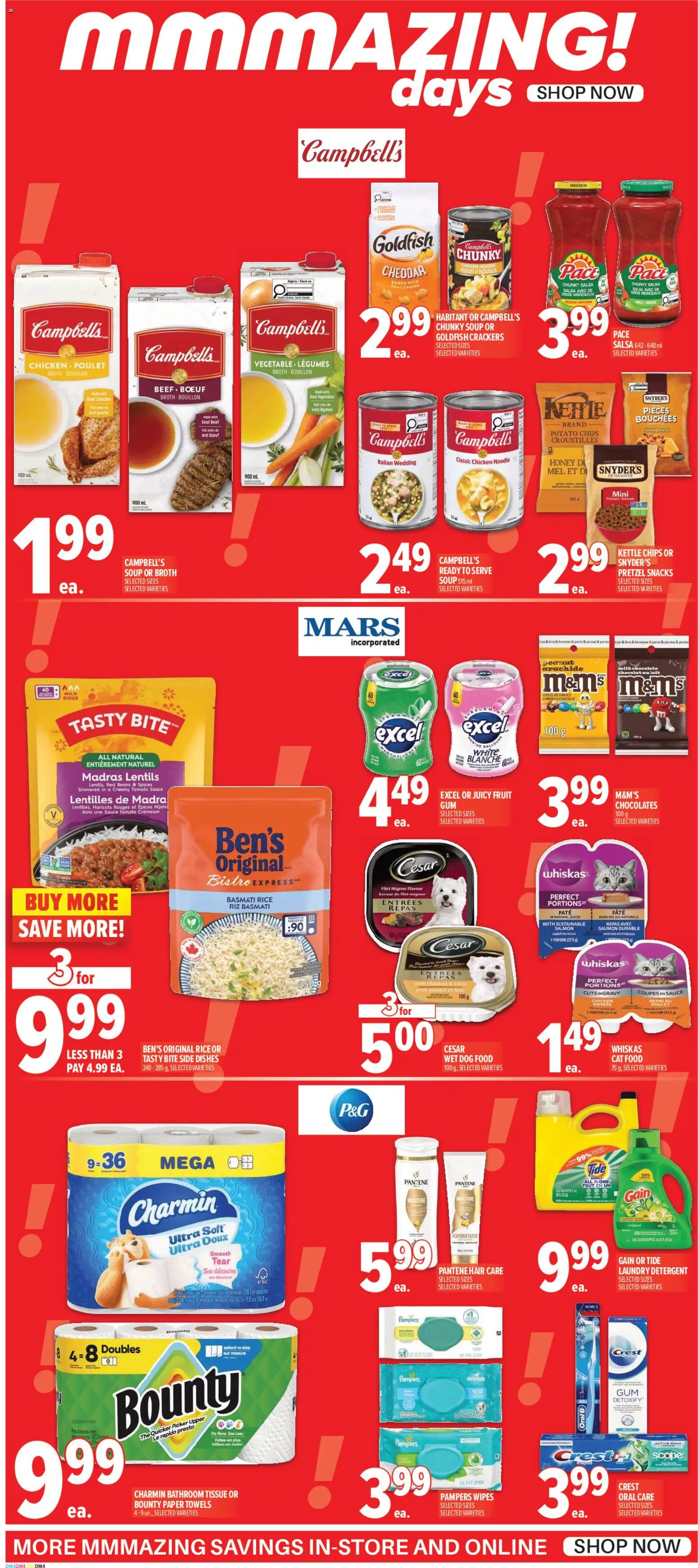 Metro flyer valid from Aug 27, 2026 | Page: 6 | Products: Pâté, Crackers, Basmati rice, Legumes