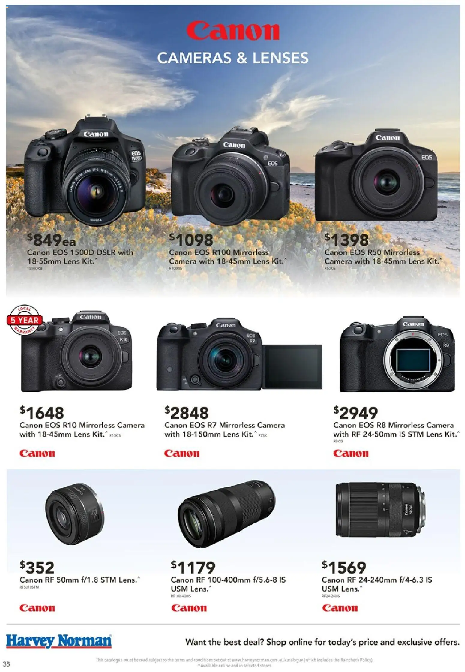 Harvey Norman catalogue - valid from 06.03.2026 | Page: 38 | Products: Camera