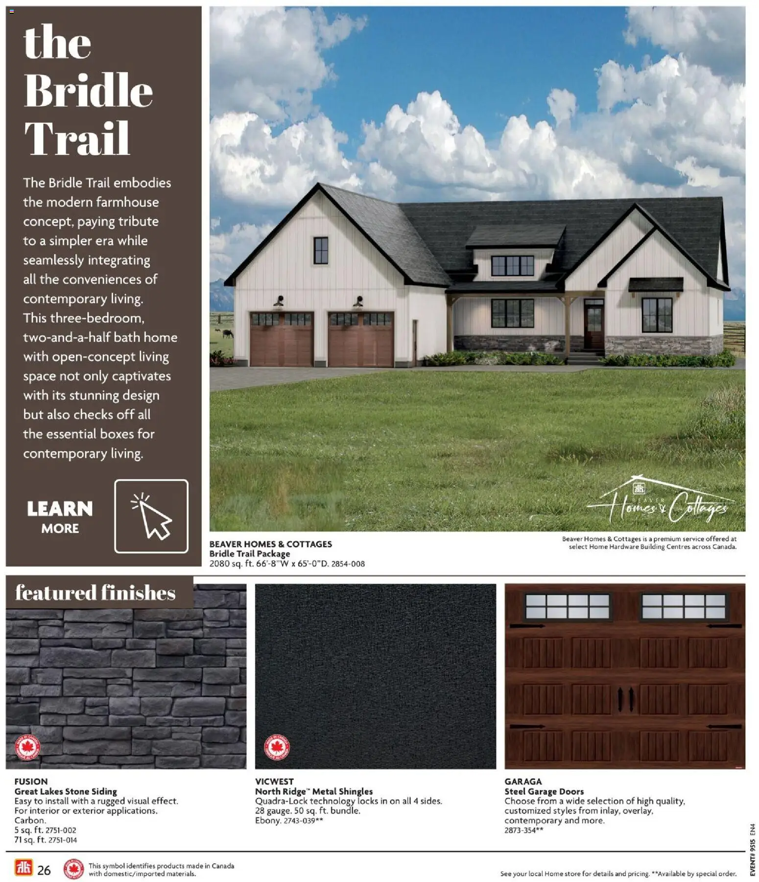 Home Hardware flyer valid from 09.04.2026 | Page: 26 | Products: Ridge, Bath