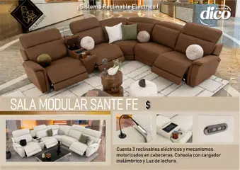 Vista previa de Muebles Dico catálogo Salas reclinables , nuevo folleto de la tienda, válido en México a partir del 27.03.2026 | Página: 9