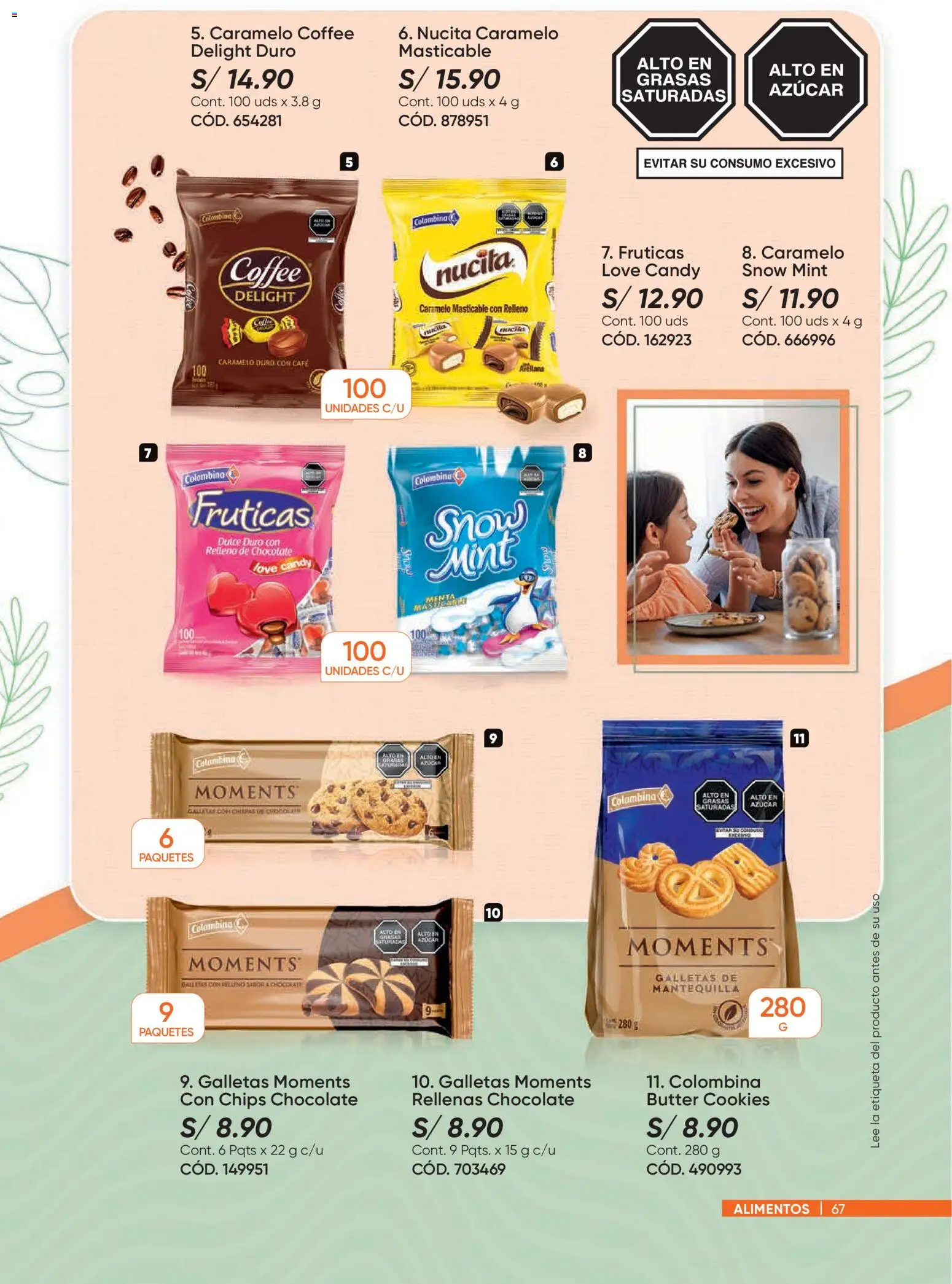 Catálogo Azzorti válido desde 09/03/2026 | Página: 67 | Productos: Mantequilla, Café, Chocolate, Azúcar