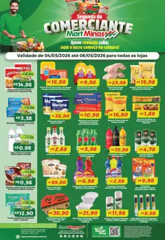 Mart Minas ofertas Segunda do Comerciante - Pré-Visualização do folheto da loja Mart Minas, válido de 04.05.2026