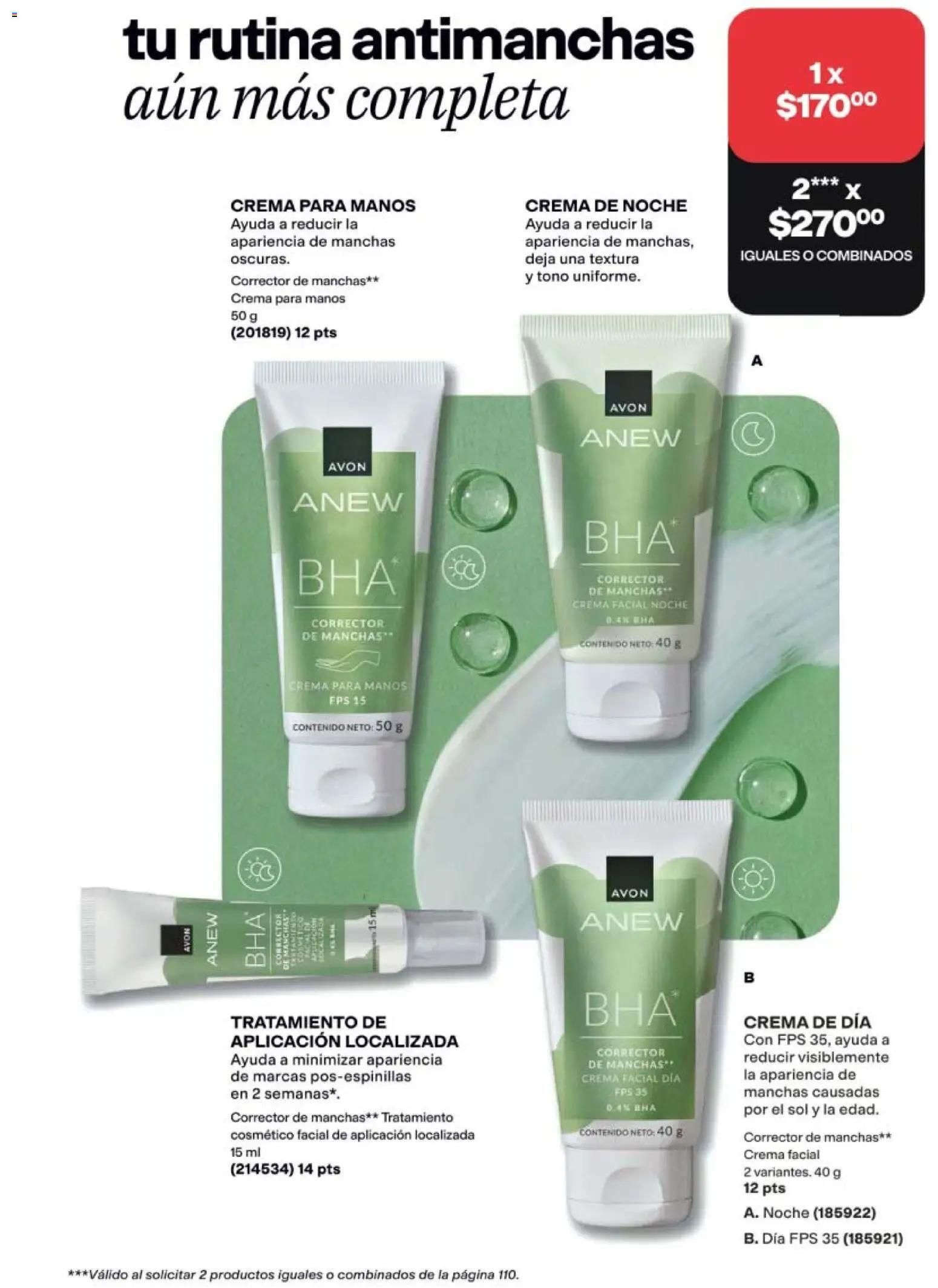 Nuevas ofertas de AVON válidas en toda la República Mexicana desde el 31/07/2026. ¡Encuentra las mejores ofertas en AVON campaña 12 2026! | Página: 107