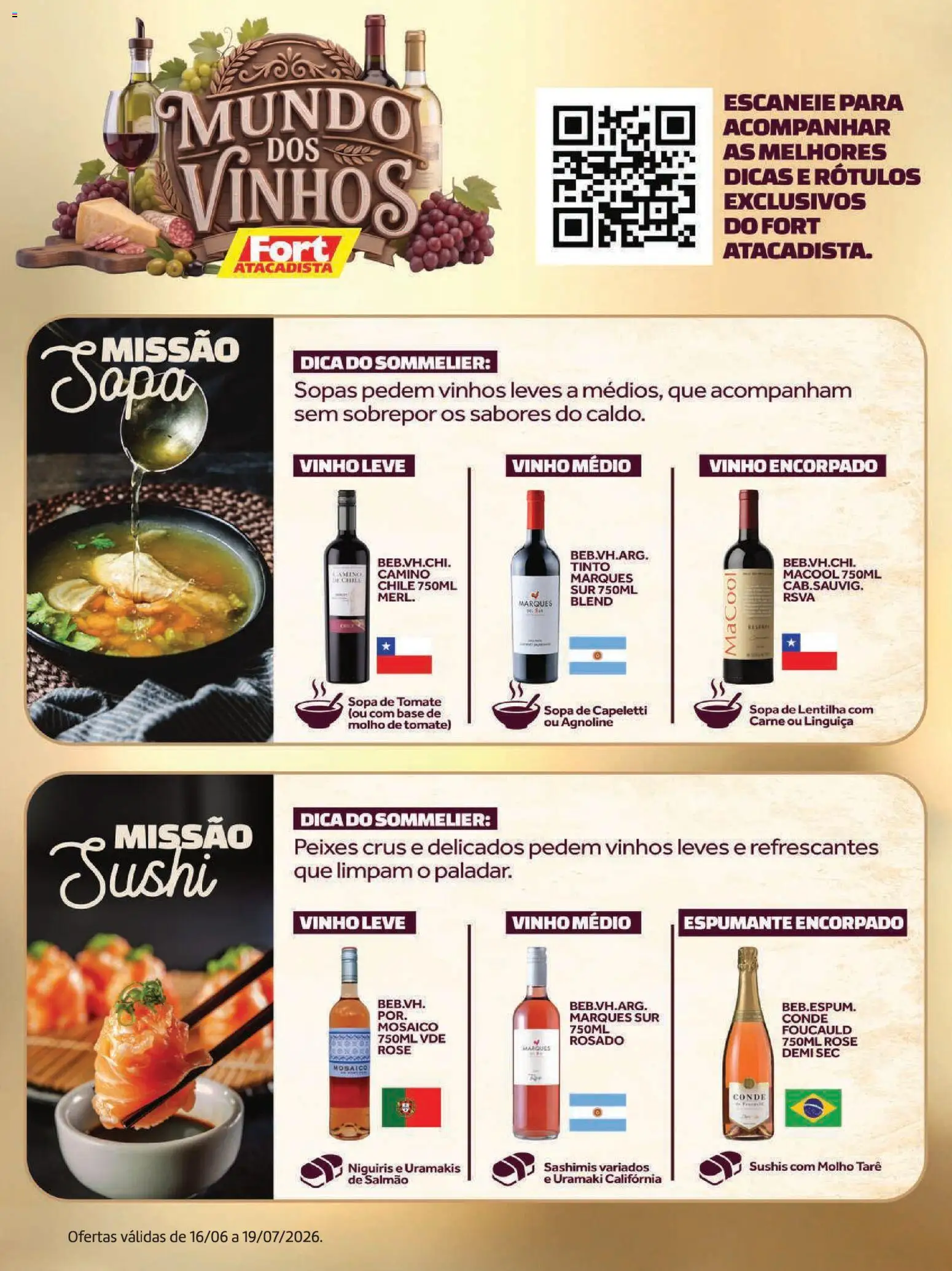 Fort Atacadista Folheto - válido de 16.06.2026 | Página: 3 | Produtos: Lentilha, Molho de tomate, Base, Carne