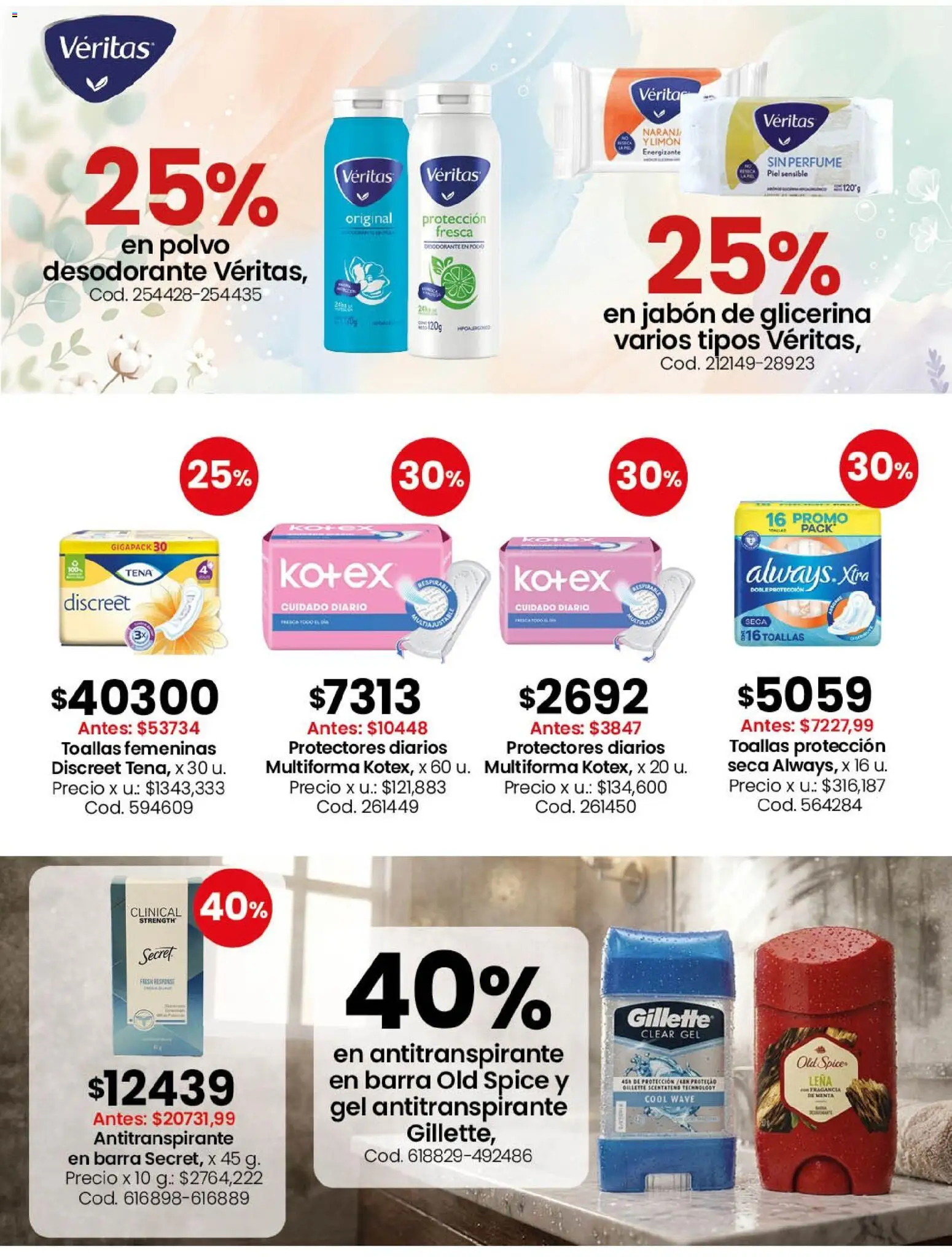 Coto - Perfumería y limpieza │ válido desde el 18.05.2026 | Página: 6 | Productos: Toallas, Perfume, Polvo, Desodorante