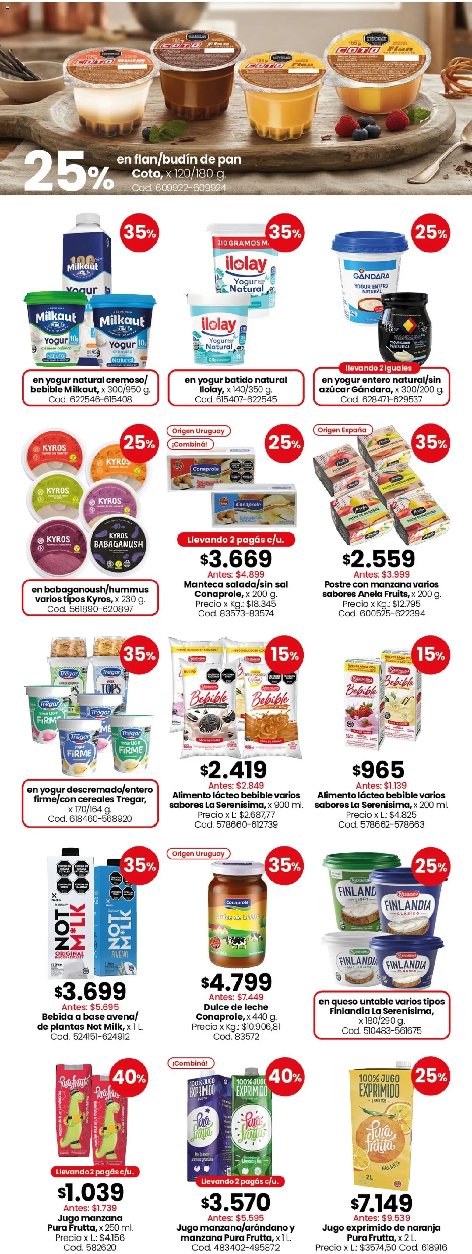 Coto - Ofertas │ válido desde el 13/07/2026 | Página: 7 | Productos: Azucar, Mango, Leche, Queso