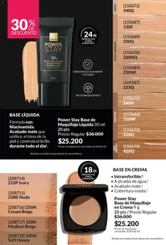 Vista previa Avon -  Campaña 6/2026 válido desde el 01.06.2026 | Página: 24 | Productos: Mate, Base de maquillaje, Maquillaje, Brillo
