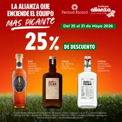 Vista previa de Bodegas Alianza catálogo La Alianza que enciende el equipo más picante, nuevo folleto de la tienda, válido en México a partir del 25.05.2026 | Página: 7 | Productos: Crema