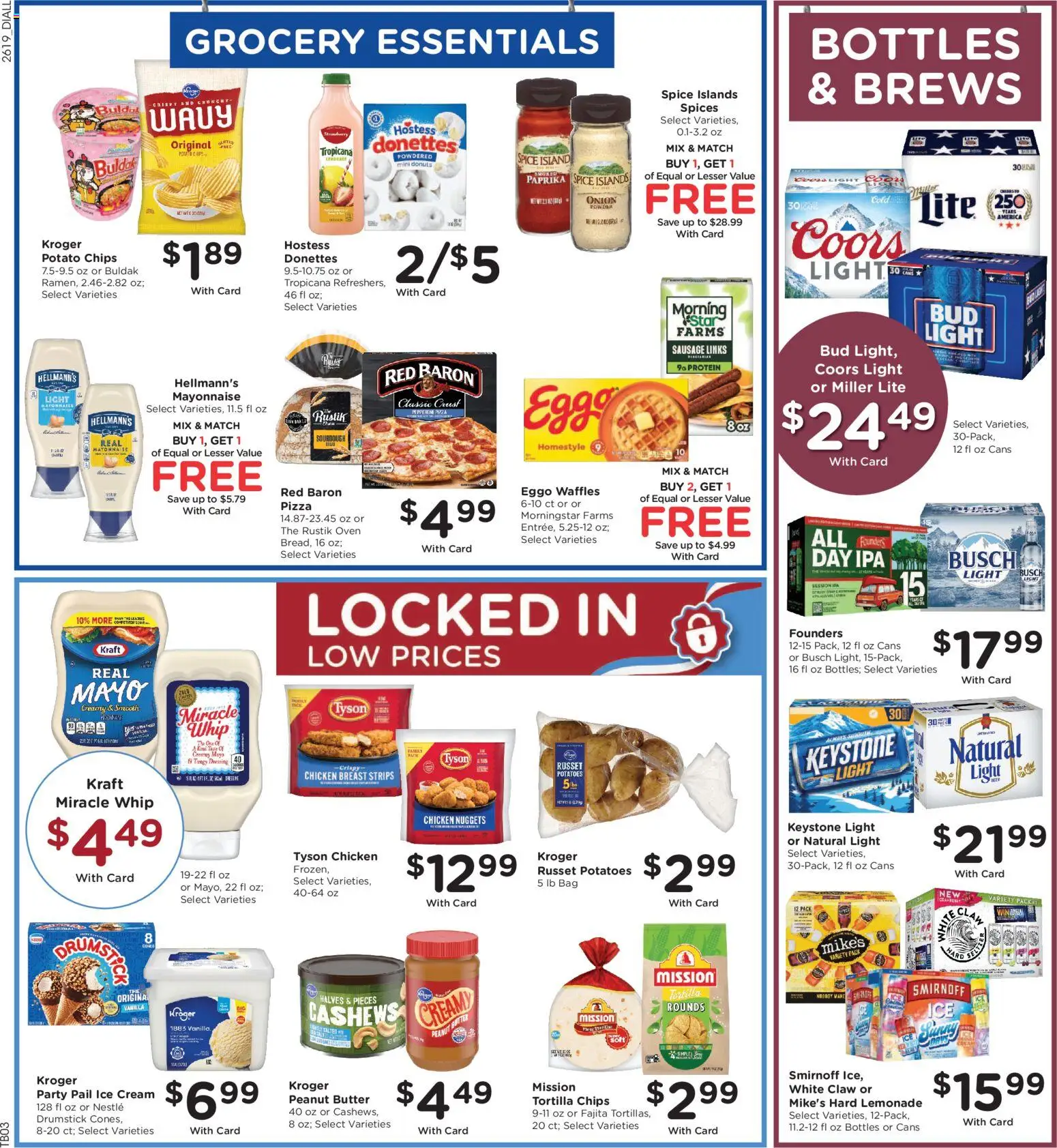 Dillons Weekly Ad - KS - valid from 10.06.2026 | Page: 8 | Products: Butter, Cream, Potatoes, Mayonnaise