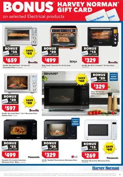 Preview of Harvey Norman Bonus Gift Card Catalogue - valid from 18.05.2026 | Page: 19 | Products: Accessories, Oven, Microwave