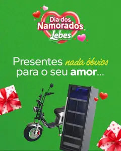 Lebes ofertas Dia dos Namorados - Pré-Visualização do folheto da loja Lebes, válido de 08.06.2026