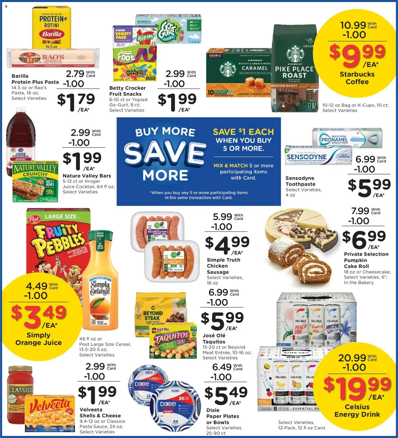 Fry's Food Weekly Ad - valid from 09/02/2026 | Page: 6 | Products: Cheese, Protein, Barilla, UPS