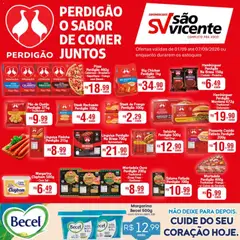 Supermercados São Vicente ofertas Perdigão - Pré-Visualização do folheto da loja Supermercados São Vicente, válido de 01/09/2026