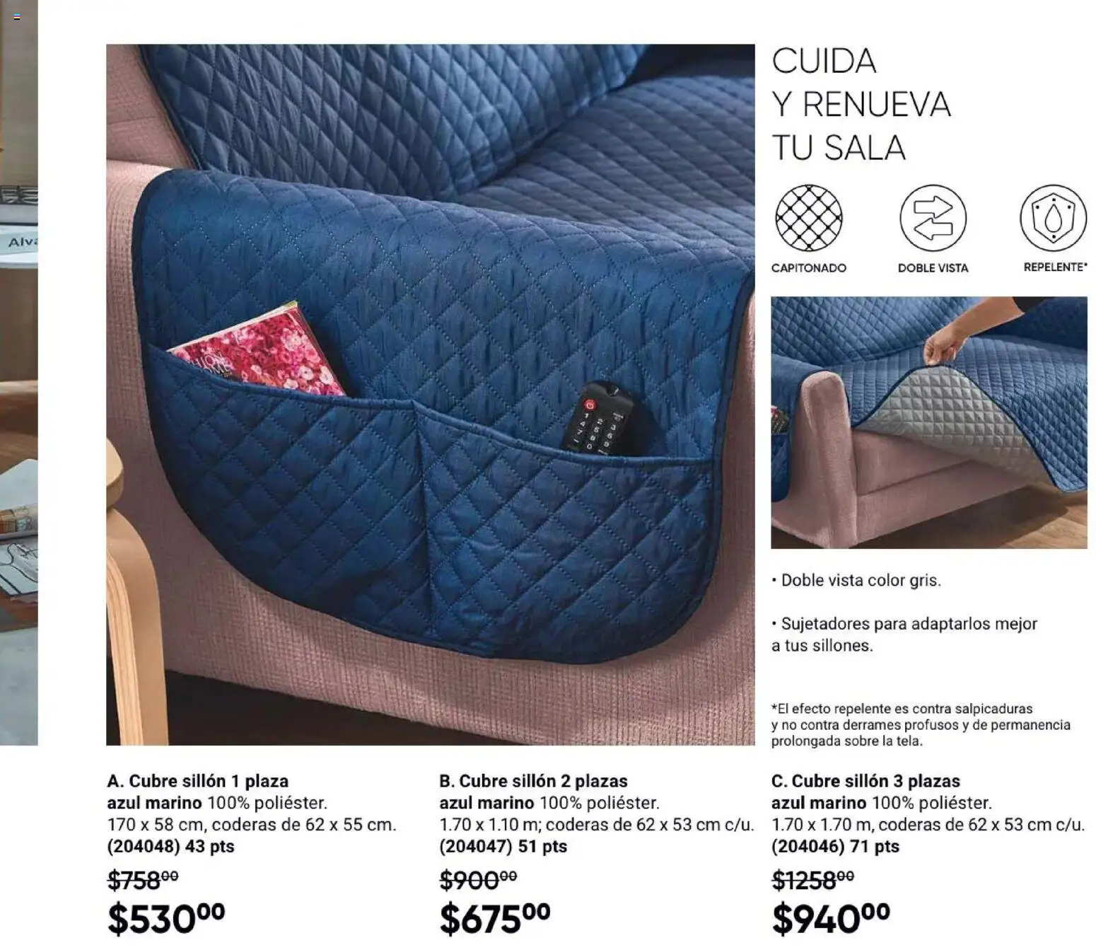 Nuevas ofertas de AVON válidas en toda la República Mexicana desde el 21/08/2026. ¡Encuentra las mejores ofertas en AVON Casa & Estilo 13 2026! | Página: 95 | Productos: Sillón, Repelente, Sobre