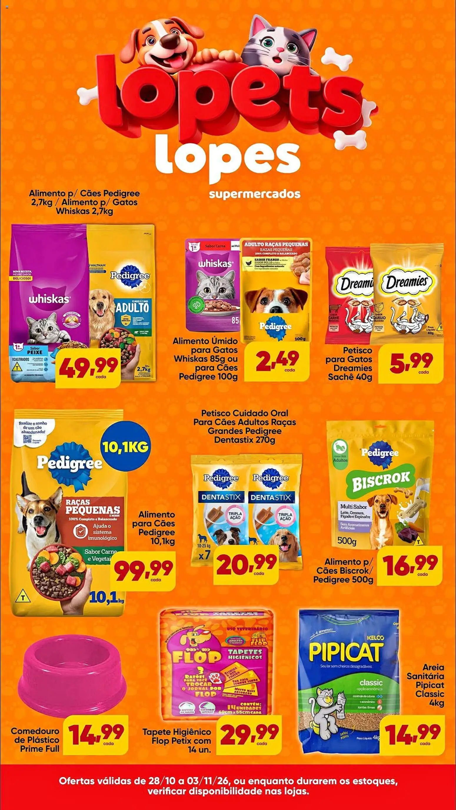 Lopes Supermercados Folheto - válido de 28/10/2026 | Página: 1