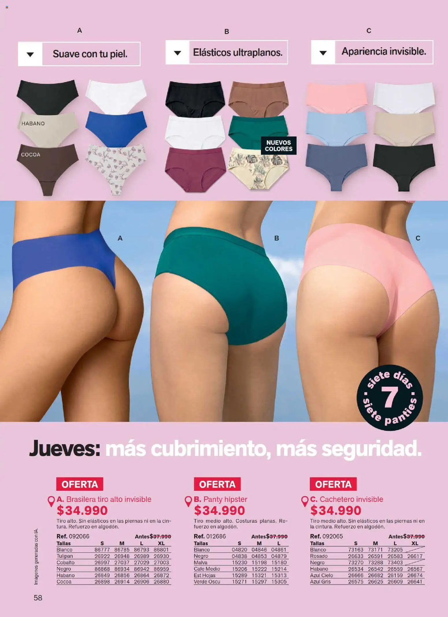 Leonisa revista - valida desde el 15/07/2026 | Página: 58 | Productos: Cachetero, Café