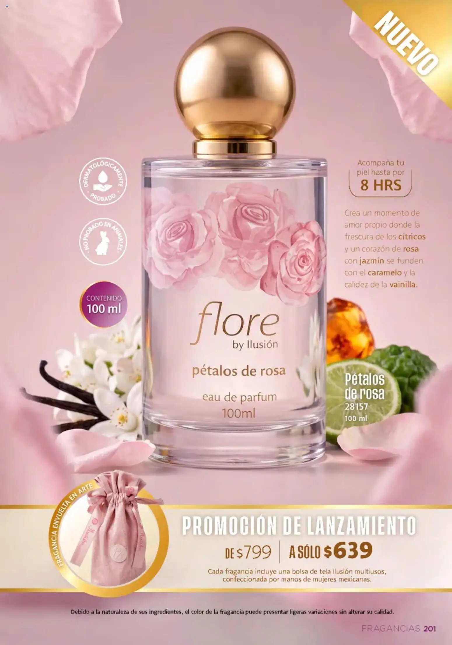 Nuevas ofertas de Ilusión válidas en toda la República Mexicana desde el 01/10/2026. ¡Encuentra las mejores ofertas en Ilusión catálogo Invierno! | Página: 203 | Productos: Bolsa, Cítricos, Fragancia