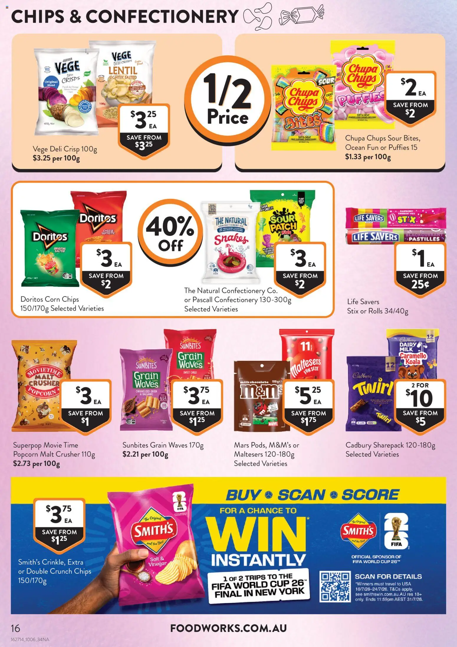 Foodworks catalogue - valid from 03/06/2026 | Page: 16 | Products: Dairy, Popcorn, Vinegar, Raspberry