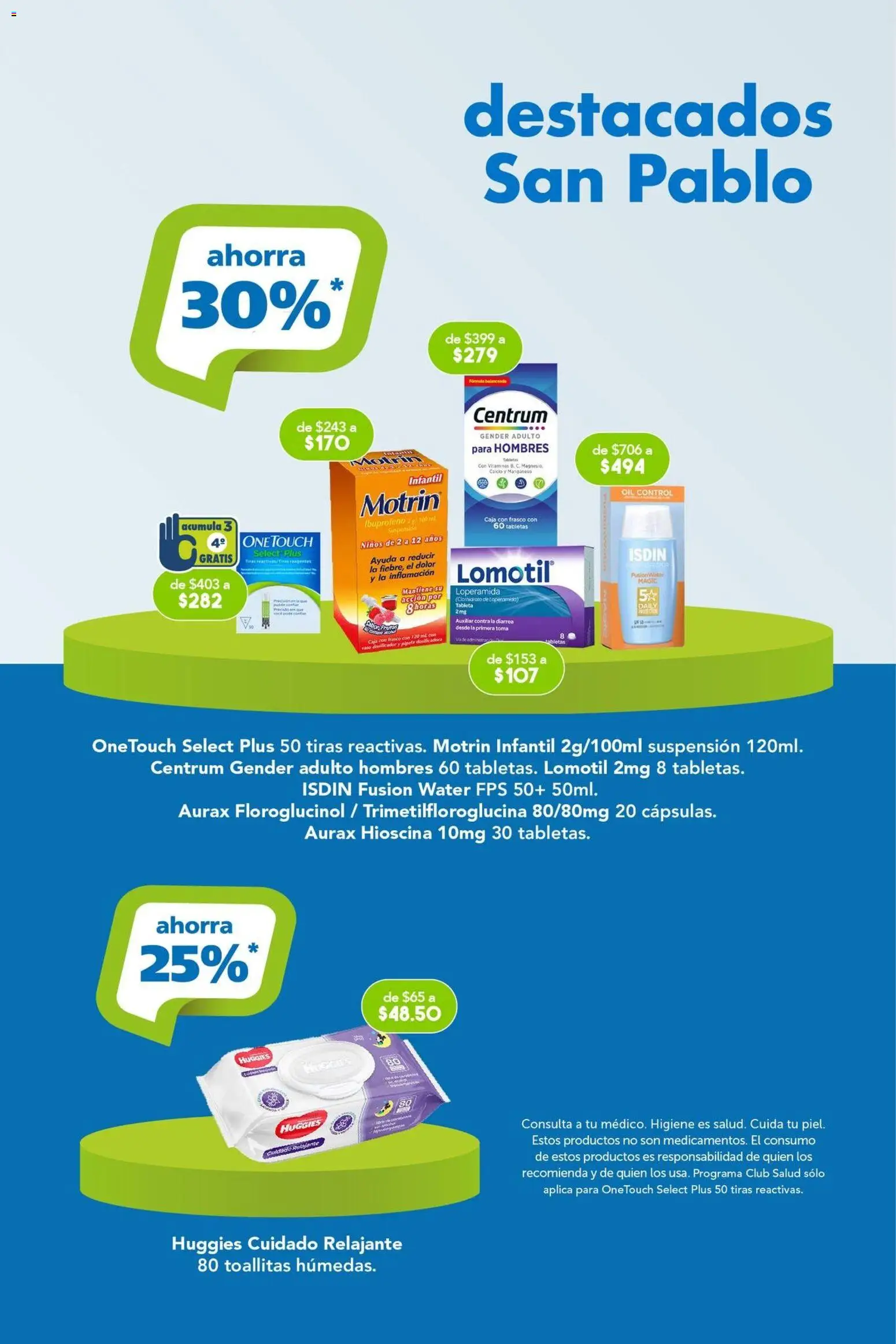 Nuevas ofertas de Farmacia San Pablo válidas en toda la República Mexicana desde el 07.06.2026. ¡Encuentra las mejores ofertas en Farmacia San Pablo catálogo! | Página: 13 | Productos: Frasco, Vitaminas, Caja