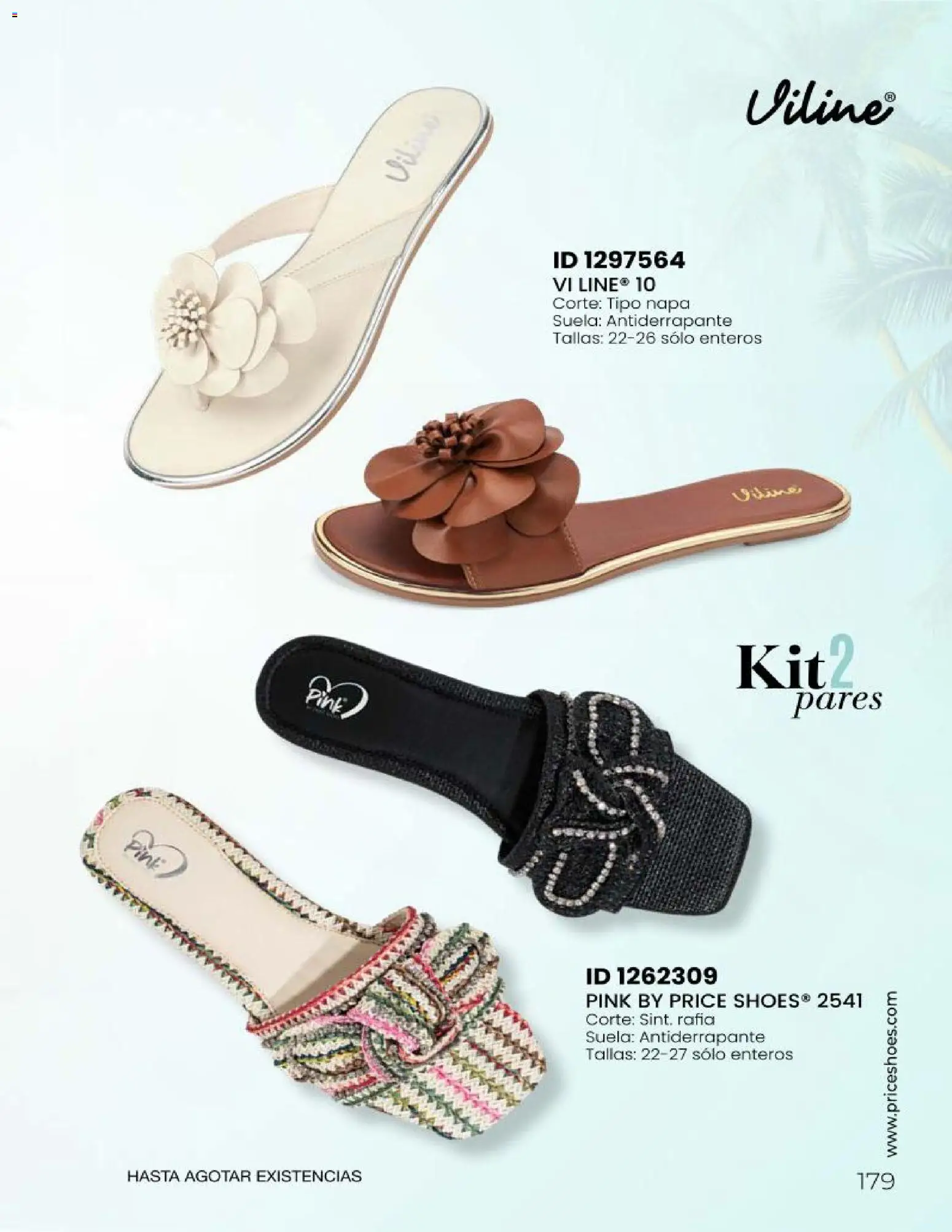 Nuevas ofertas de Price Shoes válidas en toda la República Mexicana desde el 23/06/2026. ¡Encuentra las mejores ofertas en Price Shoes catálogo Sandalias 2026! | Página: 179