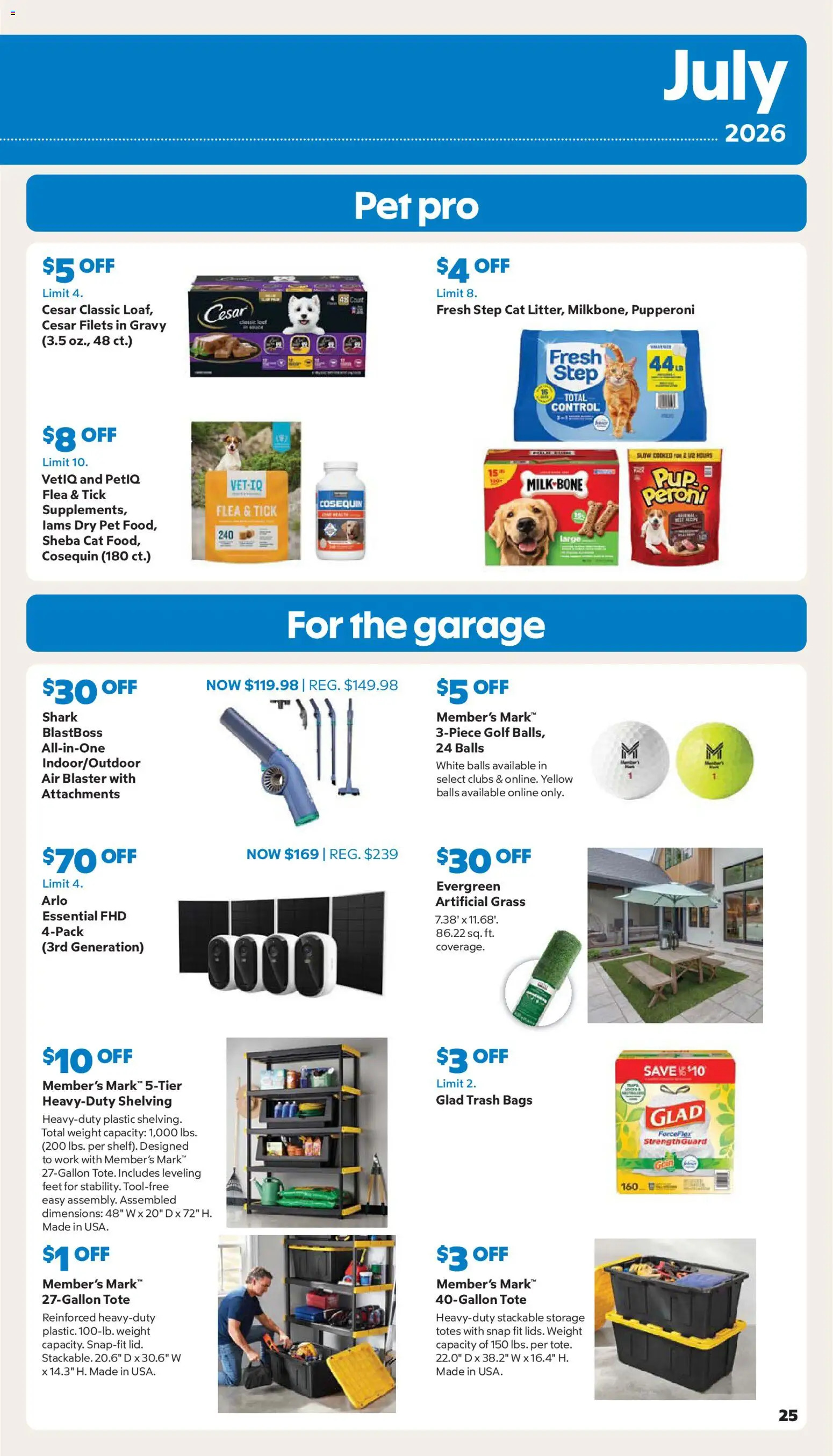 Sam's Club Instant Savings Book July 2026 - valid from 07/22/2026 | Page: 25