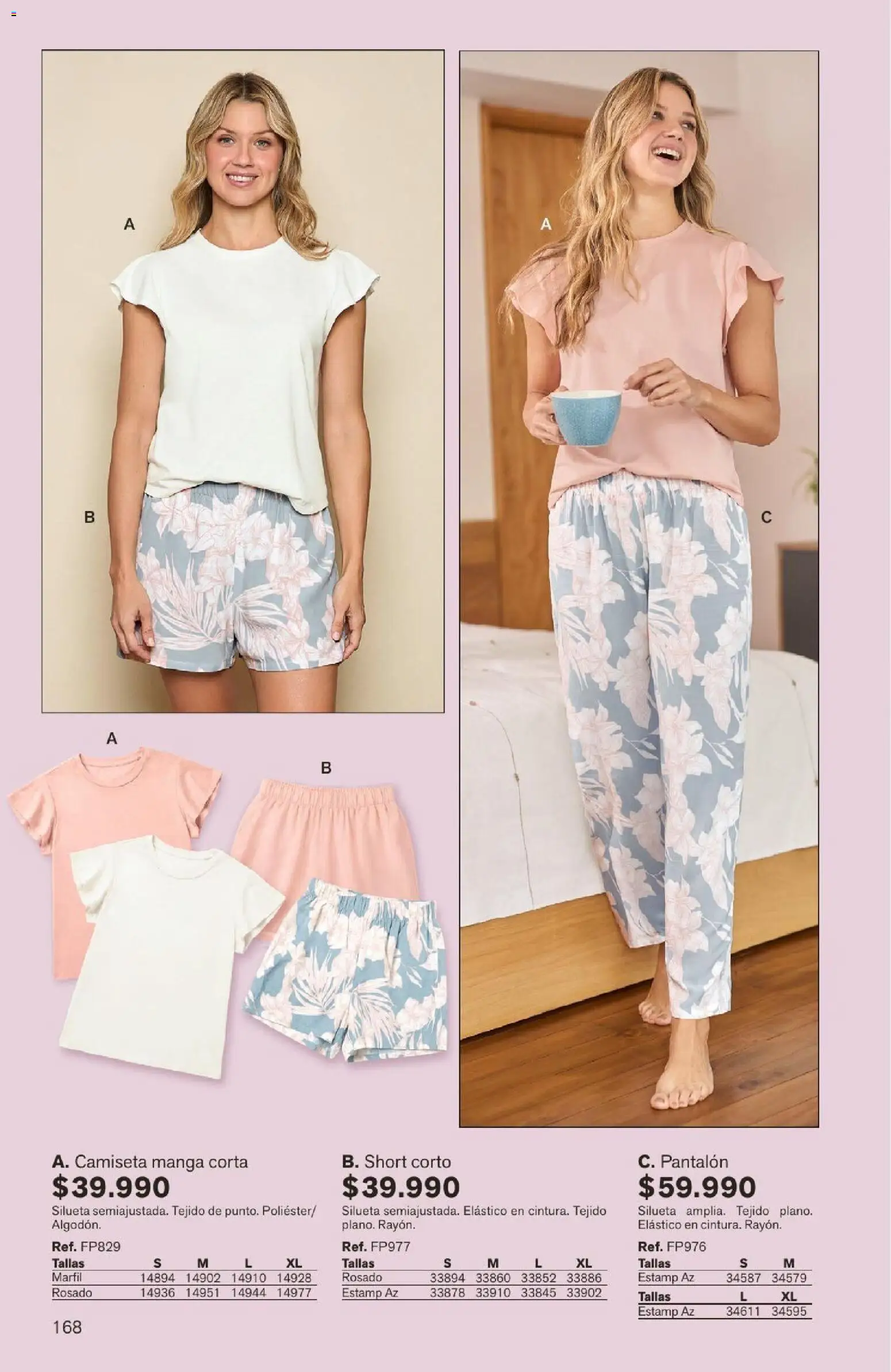 Leonisa revista - valida desde el 04/08/2026 | Página: 168 | Productos: Algodón, Short, Camiseta