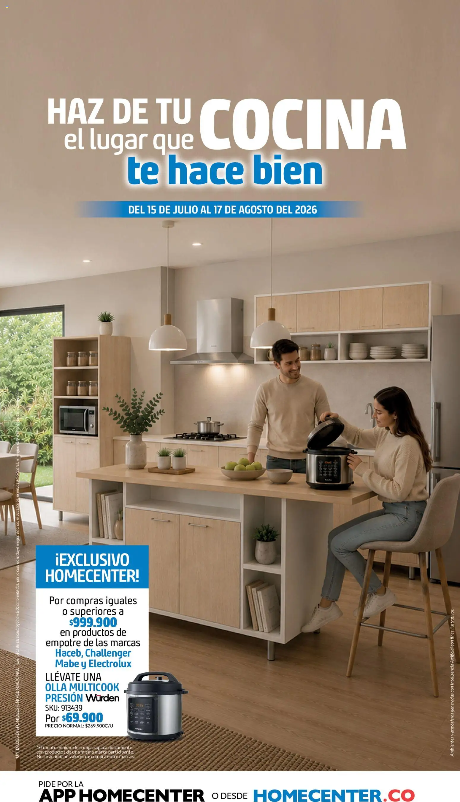 Homecenter último catálogo desde el 15/07/2026 > Revista ✅ catalogue cover