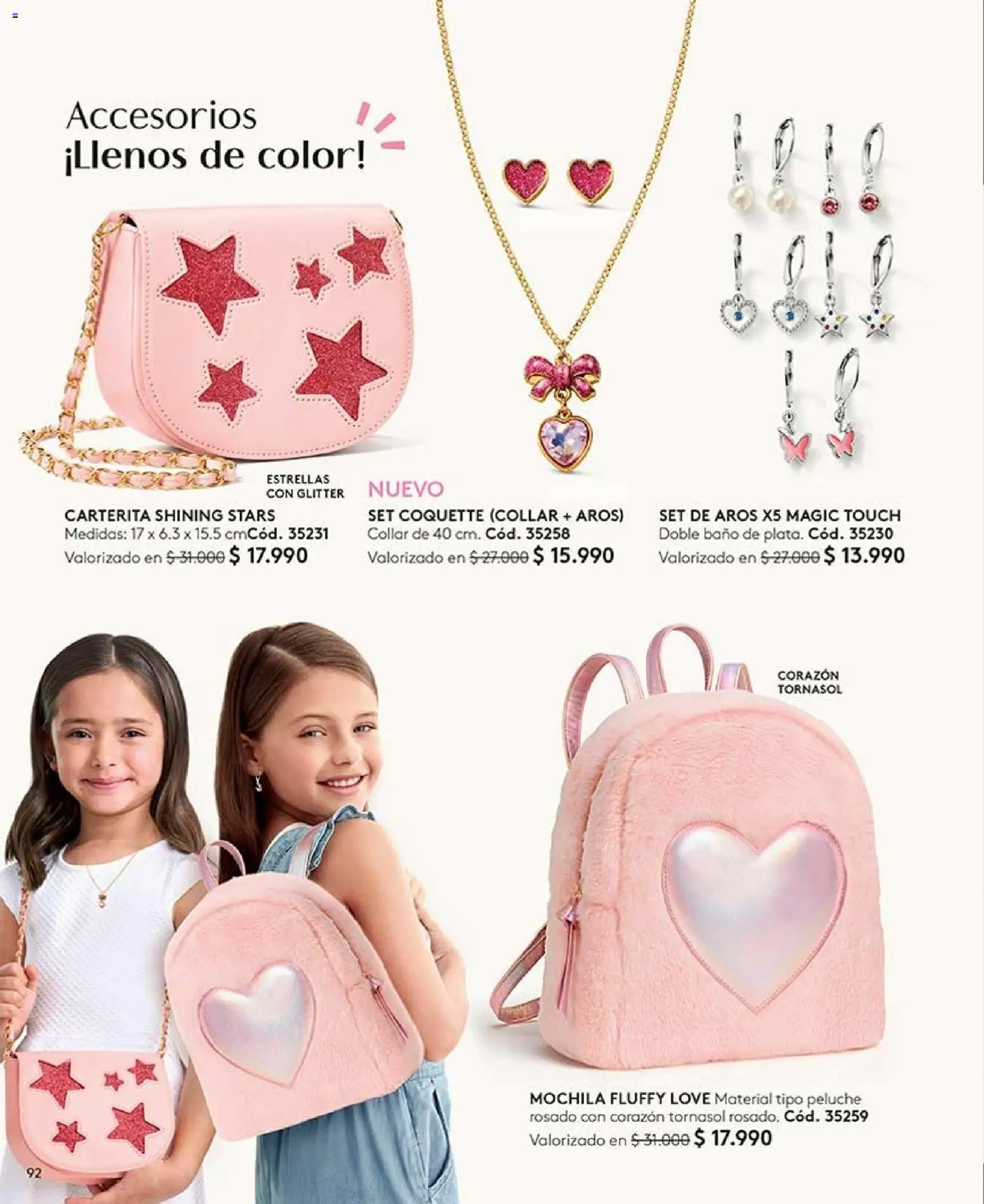 Catálogo Ésika Campaña 12 │ válido desde el 06.07.2026 | Página: 92 | Productos: Glitter, Baño, Collar, Mochila
