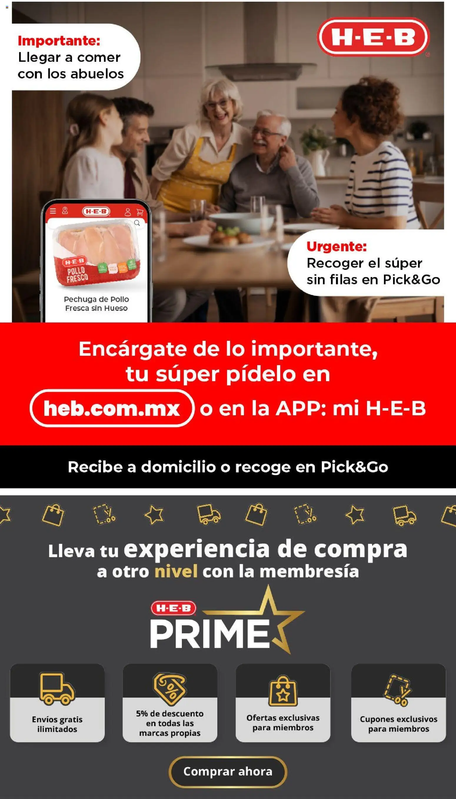 Nuevas ofertas de H-E-B válidas en toda la República Mexicana desde el 21/08/2026. ¡Encuentra las mejores ofertas en H-E-B folleto! | Página: 2 | Productos: Pollo