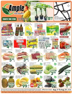 Preview of Ample Food Market weekly flyer Toronto York from shop Ample Food Market valid from Aug 21, 2026