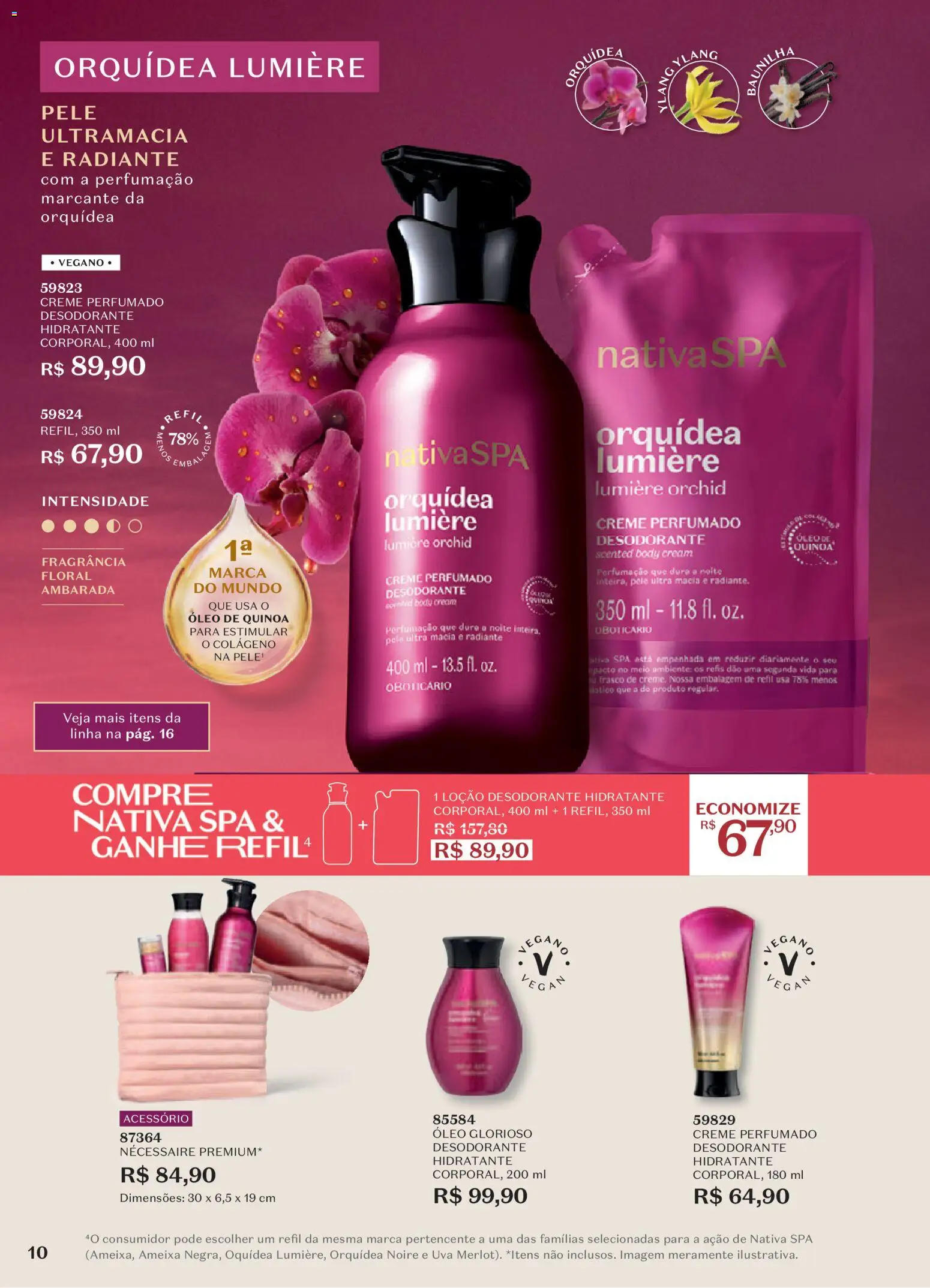 O Boticário Folheto - válido de 29/06/2026 | Página: 14 | Produtos: Quinoa, Necessaire, Creme, Ameixa