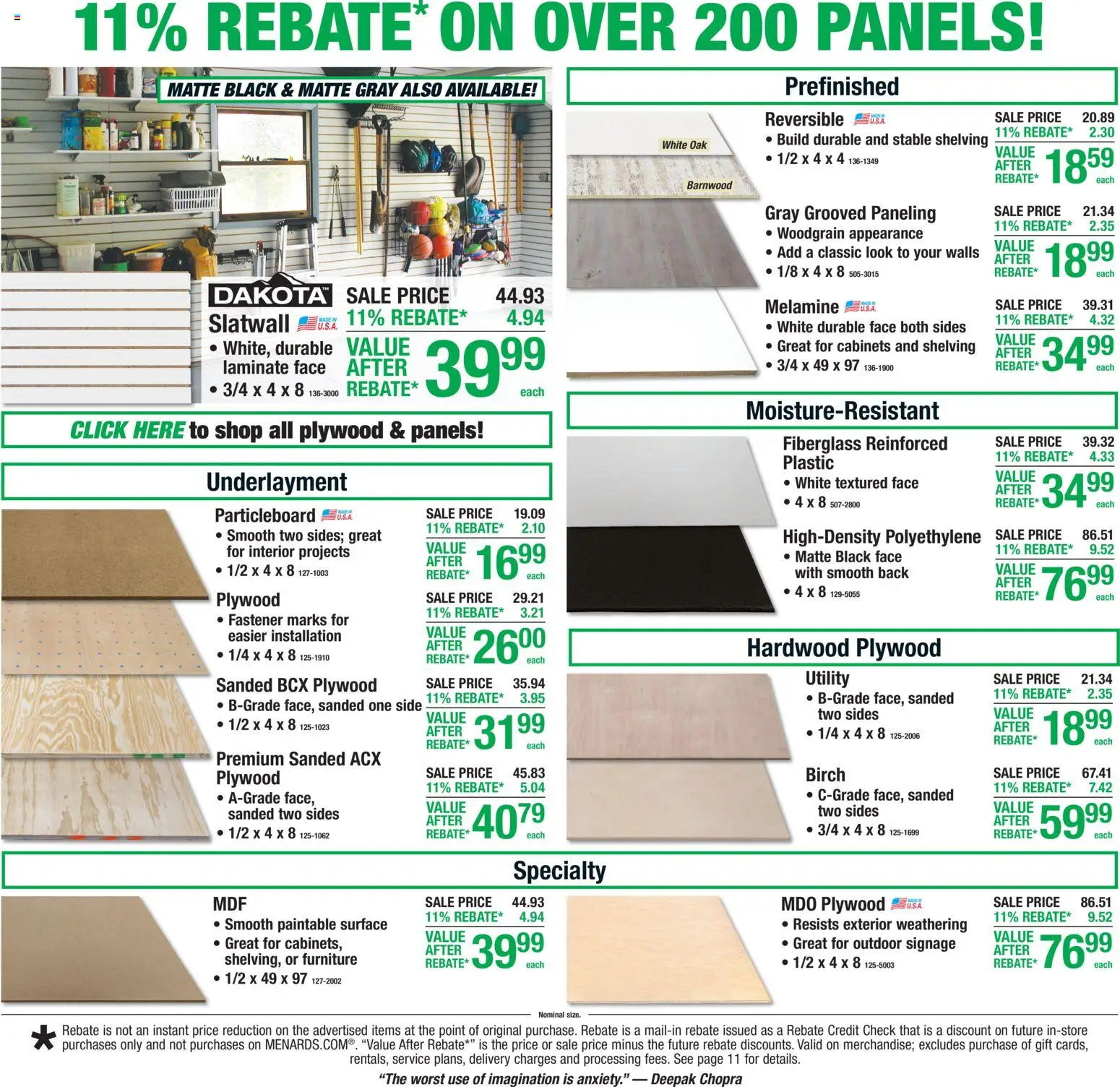 Menards Weekly Ad - valid from 08/06/2026 | Page: 11 | Products: Fastener