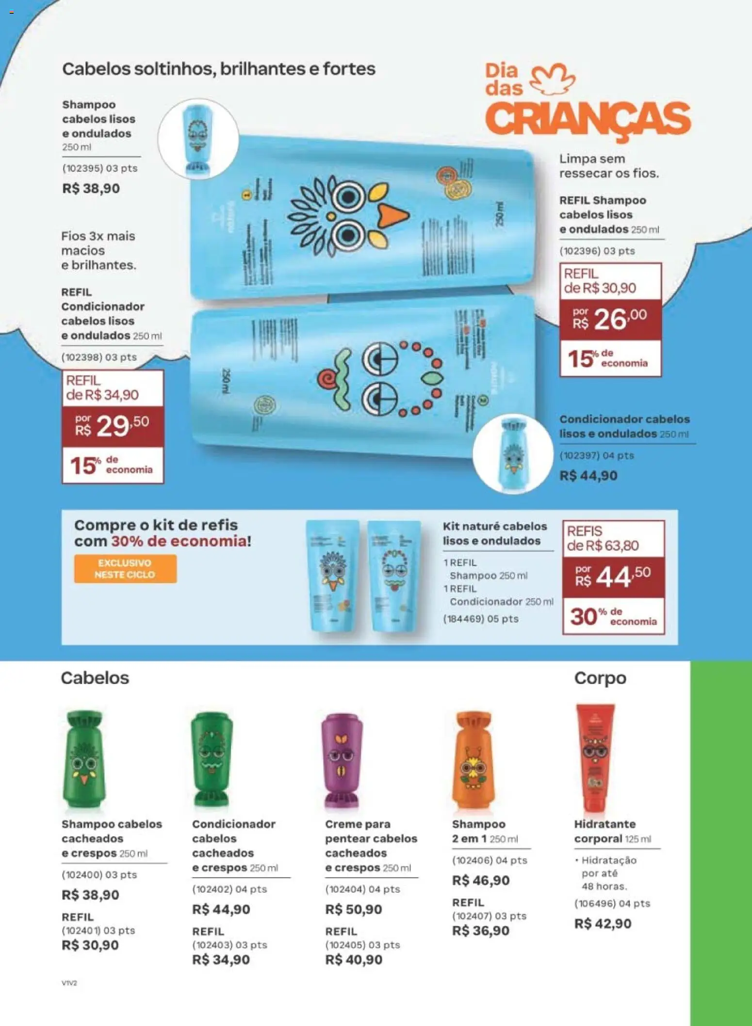 Natura Folheto - válido de 01/09/2026 | Página: 155 | Produtos: Shampoo, Condicionador, Creme