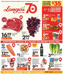 Preview of Longo's weekly flyer / circulaire from shop Longo's valid from Jul 23, 2026 | Page: 1