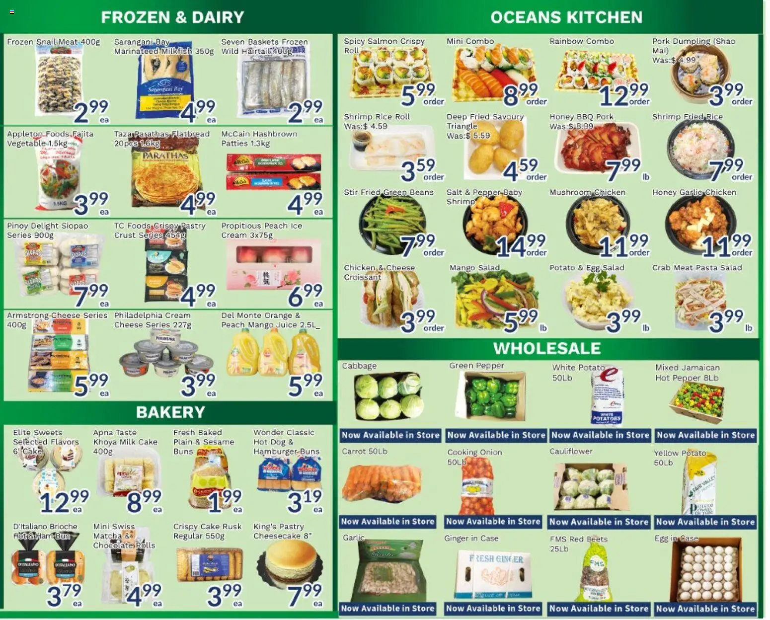 Oceans flyer valid from Jul 3, 2026 | Page: 2 | Products: Cream, Case, Cheese, Chocolate