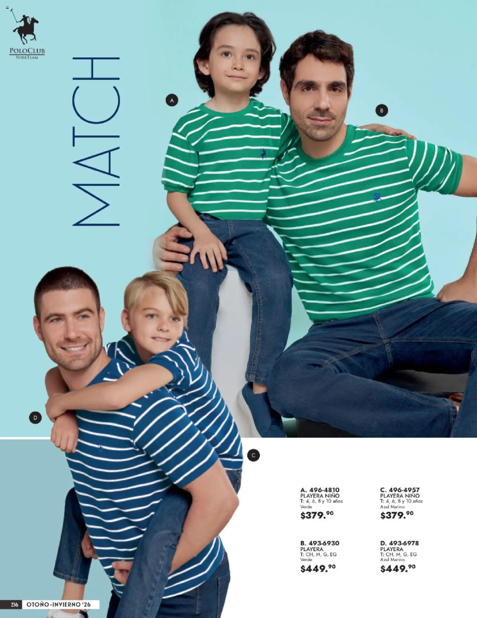 Nuevas ofertas de Andrea válidas en toda la República Mexicana desde el 23/08/2026. ¡Encuentra las mejores ofertas en Andrea catálogo Vestir Caballero! | Página: 78 | Productos: Playera