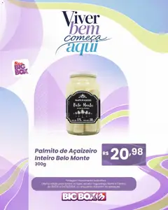 Big Box ofertas Quarta e Quinta Verde - Pré-Visualização do folheto da loja Big Box, válido de 30/09/2026 | Página: 9 | Produtos: Palmito, Piso