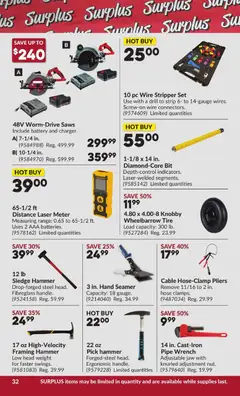 Preview of Princess Auto weekly flyer - 2 Week Sale! from shop Princess Auto valid from 16.06.2026 | Page: 36