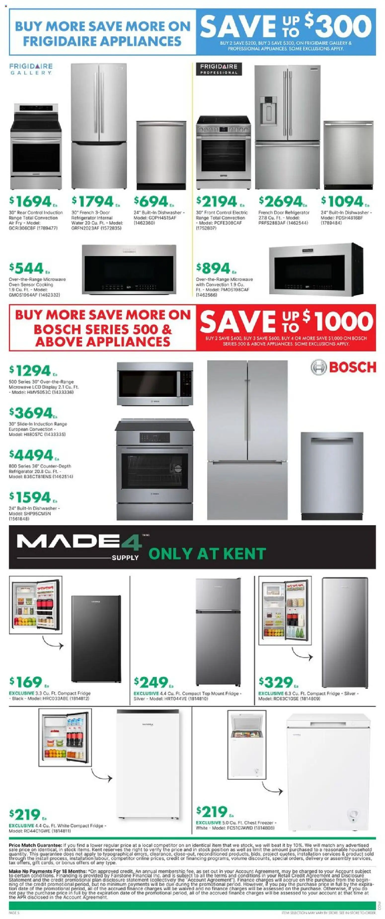 Kent flyer valid from 18.06.2026 | Page: 6 | Products: Refrigerator, Freezer, Oven, Dishwasher