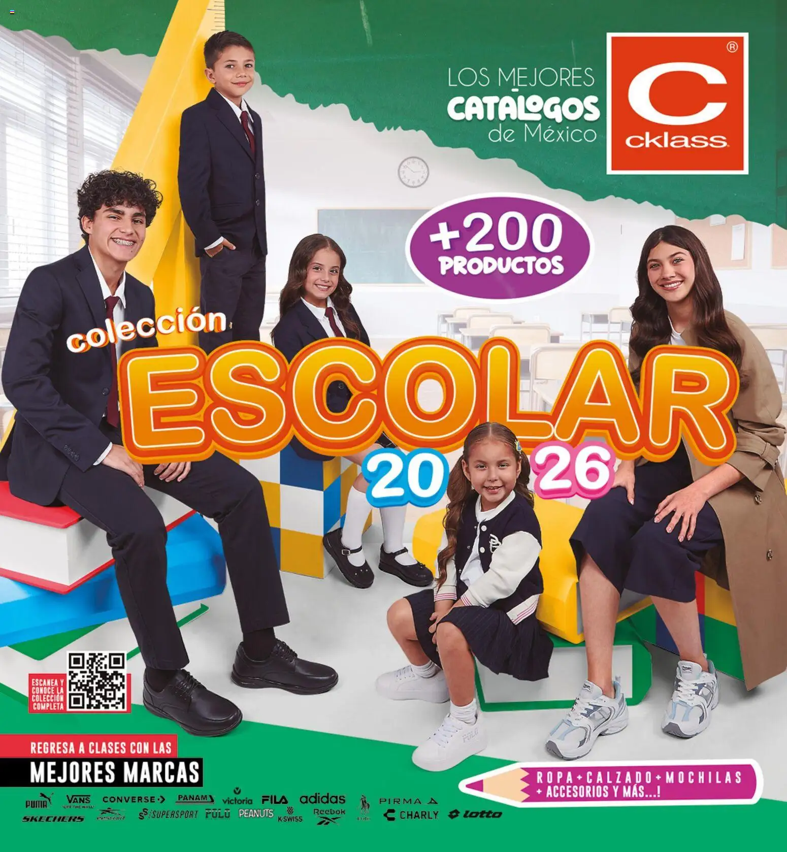 Nuevas ofertas de Cklass válidas en toda la República Mexicana desde el 09.06.2026. ¡Encuentra las mejores ofertas en Cklass catálogo Escolar! | Página: 1 | Productos: Ropa